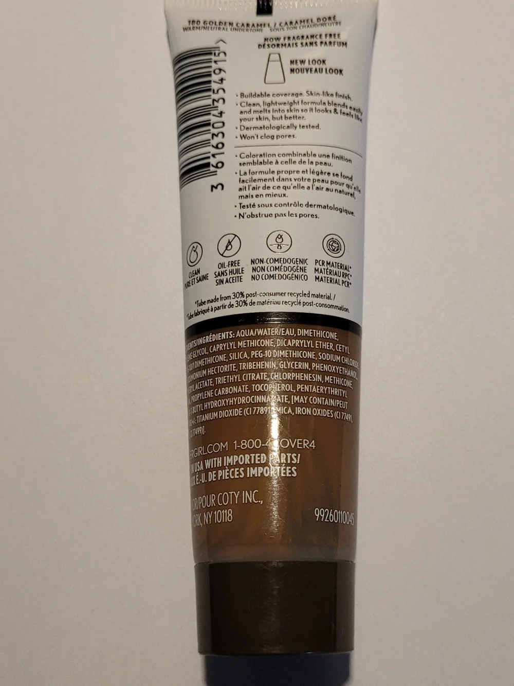 COVERGIRL Clean Invisible Foundation – Golden Caramel